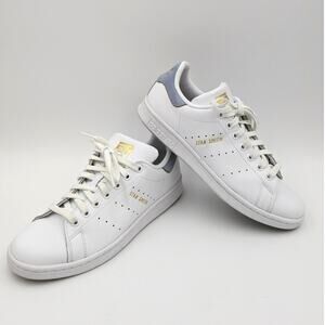 Adidas Originals Women's Stan Smith Sneaker White/Gold Metallic Size 8 EU39